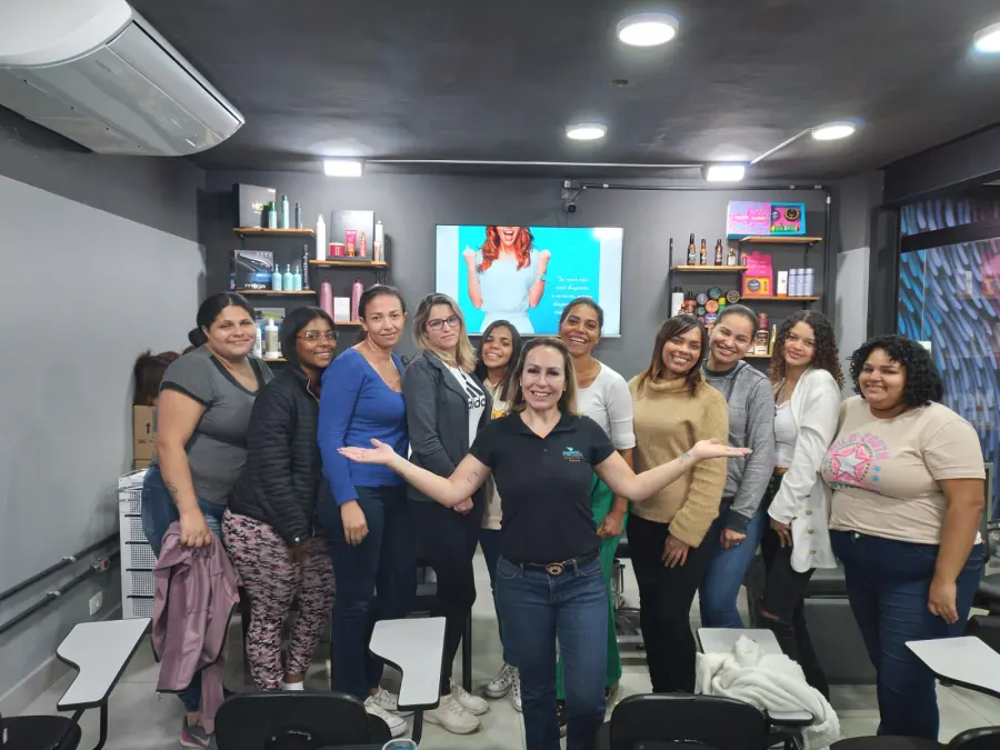 Treinamento no Instituto Belezinha, Paraisópolis